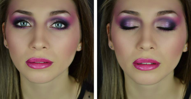 Magenta Color Explosion – Time Lapse Video